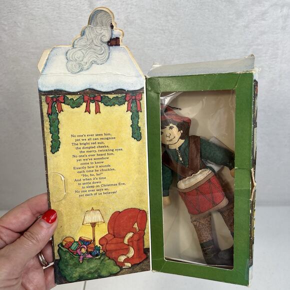 Vintage The Little Drummer Boy Hallmark Canvas Doll Toy Original Packaging - Picture 2 of 11